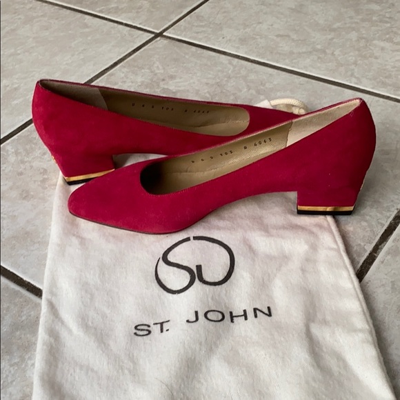 St. John Shoes - St John Suede Heels